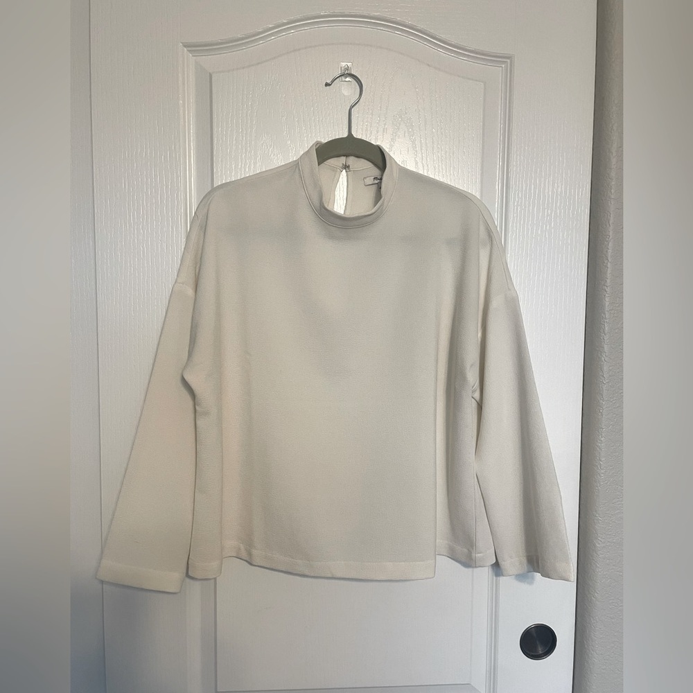 Madewell highneck blouse